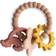 Mushie Silicone Teething Ring Toy