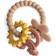 Mushie Silicone Teething Ring Toy