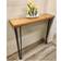 MODERIX Hairpin 3R Light Oak Console Table 15.2x91.4cm