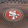 Wilson NFL San Francisco 49ers Color Logo Football - Brown