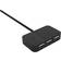 ISY IHU 1001-1 USB Hub Schwarz