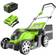 Greenworks Tools MO40B411 (1x4.0Ah) Battery Powered Mower