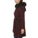 Cole Haan Women's Slick Wool Hooded Coat - Bordeaux