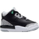 NIKE Air Jordan 3 Retro TD - Black/Wolf Grey/White/Green Glow