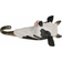 Wildlife Garden Cow White/Black Tøjkrog 6.2cm