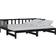 vidaXL Pull Out Black Soffa 203.5cm 3-sits