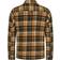 Knowledge Cotton Apparel Big Checked Heavy Flannel Overshirt - Forest Night