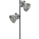 Eglo Barnstaple Silver Floor Lamp 158cm