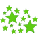 Legami Estrellas Adhesivas Fluorescentes De PVC