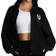 PINK Ivy Fleece Full - Zip Hoodie - Pure Black