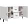 vidaXL Engineered Wood White Sideboard 100x60cm