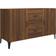 vidaXL Engineered Wood Brown Oak Skænk 100x60cm