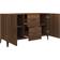 vidaXL Engineered Wood Brown Oak Skænk 100x60cm