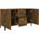 vidaXL Engineered Wood Smoked Oak Skænk 100x60cm