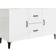 vidaXL Engineered Wood High Gloss White Buffet 100x60cm