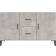 vidaXL Engineered Wood Concrete Grey Buffet 100x60cm