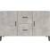 vidaXL Engineered Wood Concrete Grey Skænk 100x60cm
