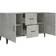 vidaXL Engineered Wood Concrete Grey Buffet 100x60cm