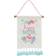 National Tree Company Happy Easter With Eggs Banner White Easter Decoration 0.8"