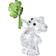 Swarovski Kris Bear Lucky Charm Green/Transparent Dekorationsfigur 5.6cm