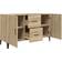 vidaXL Engineered Wood Sonoma Oak Buffet 100x60cm