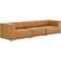 modway Mingle 3-Seats Tan Sofa 112" 3pcs 3 Seater