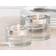 Orrefors Puck Clear Fyrfadsstage 3.6cm