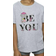 Disney Girl's Dumbo Be You Cotton T-shirt - Grey