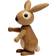 Spring Copenhagen Standing Rabbit Bonnie Oak Figurine 12.5cm