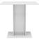 vidaXL 800258 High Gloss White Mesa de comedor 80x80cm