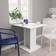 vidaXL 800252 White Matbord 80x80cm