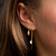 Stine A Petit Ile De L'amour Double Chain Earring - Gold