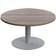 VIVACE Low Grey Oak/Silver Coffee Table 80cm