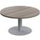 VIVACE Low Grey Oak/Silver Coffee Table 80cm