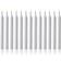Light In The Dark Dripless Chimes White Candle 10.2cm 60pcs