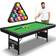 SereneLife 6-Ft Folding Pool Table Portable Billiard Sticks, Balls, Chalk, Brush Pool