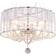 Globo 4 Flame Metallic Silver/Transparent Pendelleuchte 40cm