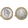 American Coin Treasures 1883 First Year of Issue Liberty Nickel Bezel Cuff Links - Silver/Gold