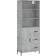 BERKFIELD HOME Highboard Concrete Grey Storage Cabinet 69.5x180cm