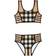 Burberry Contrast Check Stretch Nylon Bikini - Archive Beige (80618501)