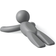 Umbra Buddy Door Stop Charcoal