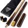 Cuesoul 57 Handcraft Jointed Snooker With ExtensionJoint Protector Packed Leatherette Bag D304