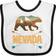 Inktastic Nevada Vacation Bear Silhouette Baby Bib