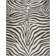 Crystal Print Zebra White, Black 72x108"