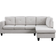 Lilola Home Santiago Light Gray Sofa 67" 5 Seater