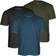 Pinewood T-Shirt 3-pack - Azur Blue/Moss Green/Black