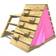 Rebo Mini Wooden Climbing Pyramid