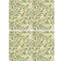 Pimpernel Willow Morris Glasbrik 4stk