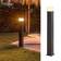 SLV Grafit E27 90 Square Anthracite Bollard 90cm