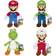 JAKKS Pacific Super Mario Mini Plush Assorted